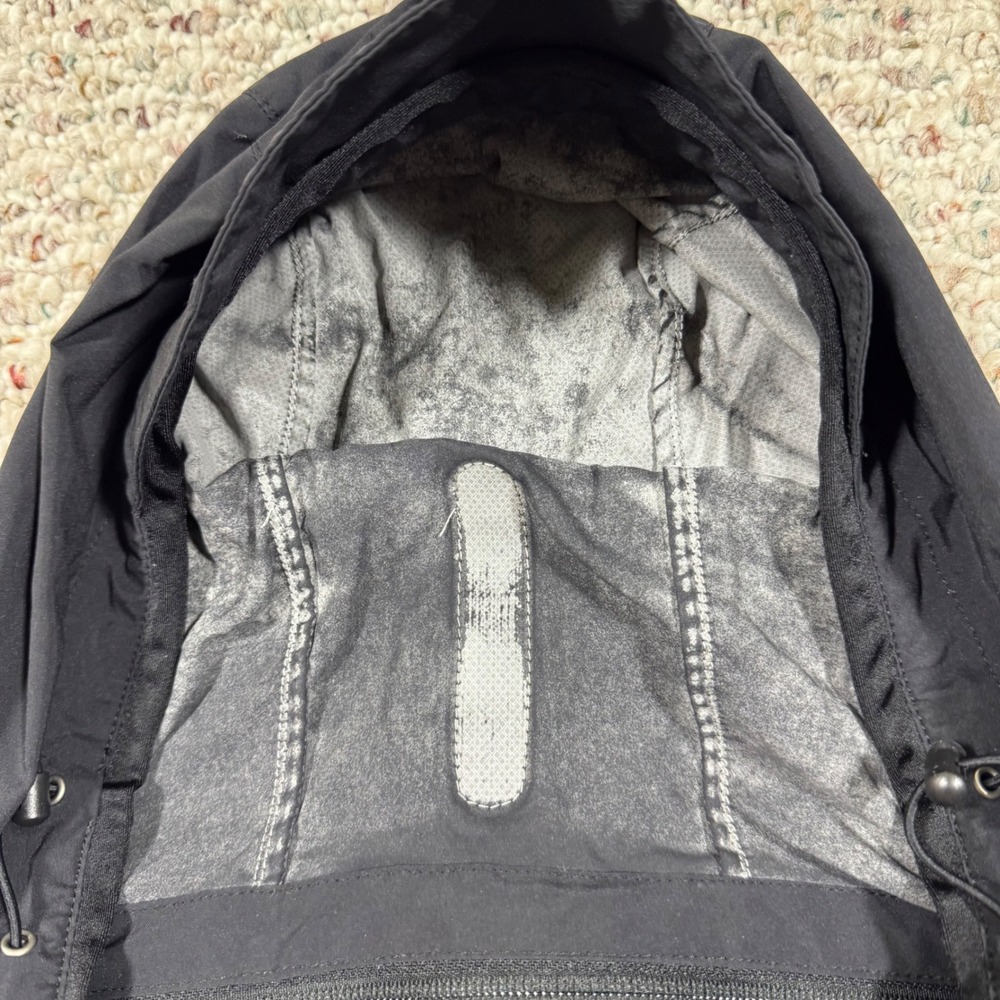 Marmot Mens Softshell Hooded Jacket Black Gray Full Zip Outdoor Coat XL - Picture 6 of 12